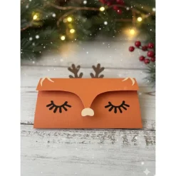 Einzigartige Rentier Klappkarte