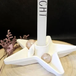 Einzigartiger Kerzenhalter in Sternform - Das perfekte Accessoire für gemütliches Licht und Wärme