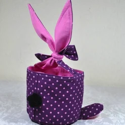 Einzigartiges Osternest mit Hasen,  Osterdekoration, Ostergeschenk