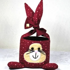 Einzigartiges Osternest mit Hasen,  Osterdekoration, Ostergeschenk