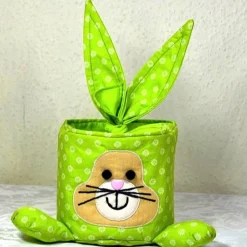 Einzigartiges Osternest mit Hasen,  Osterdekoration, Ostergeschenk