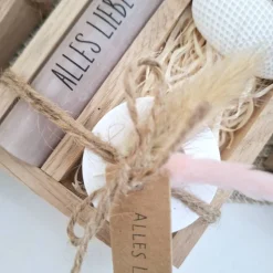 Einzugsgeschenk Einweihungsgeschenk Geschenkset zum Umzug Einzug Dekoherz Kerzenhalter rund Kerzenset zum Hauskauf Richt