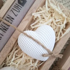 Einzugsgeschenk Einweihungsgeschenk Geschenkset zum Umzug Einzug Dekoherz Kerzenhalter rund Kerzenset zum Hauskauf Richt