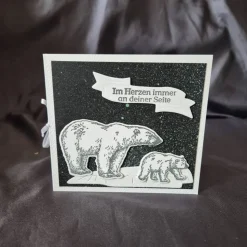 Eisbärmotiv / Geburtstagsbüchlein / Geschenkidee Geburtstag / Herzliche Botschaft / Geburtstag