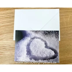 Eisige Grüsse Klappkarte A6