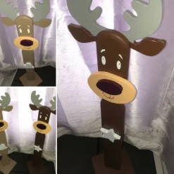 Elch zur Dekoration oder als Adventskalender