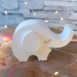 Elefant Deko, Raysin Elefant, Elefant, Elefanten, Elefant Deko, Elefant Taufe, Elefant personalisiert, Deko Elefant