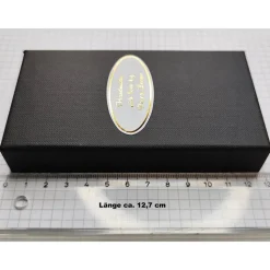 Elegante Schmuckschachtel/-Etui 12,7x6,8x3,4cm Geschenkverpackung Schlüssel-/Ketten-Anhänger Engel Ohrringe Schmuckset S