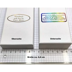 Elegante Schmuckschachtel/-Etui 12,7x6,8x3,4cm Geschenkverpackung Schlüssel-/Ketten-Anhänger Engel Ohrringe Schmuckset W