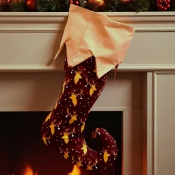 Elfensocke, Kaminsocke, genäht zum befüllen und aufhängen