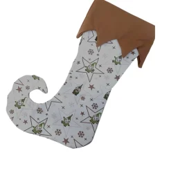 Elfensocke, Kaminsocke, genäht zum befüllen und aufhängen