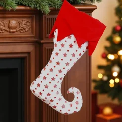 Elfensocke, Kaminsocke, genäht zum befüllen und aufhängen