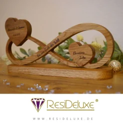 Elfie Unendlichkeitszeichen Gravur Hochzeitsgeschenk Geschenk Verlobung Jahrestag Herz Hochzeit Valentinstag Muttertag