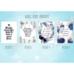 Emotionaler Anhänger für den Brautstrauß - Andenken für Hochzeit mit Foto oder persönlichem Text