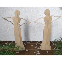 Engel aus Holz / Holzengel / Weihnachtsdeko / Weihnachtsengel / Holzdeko