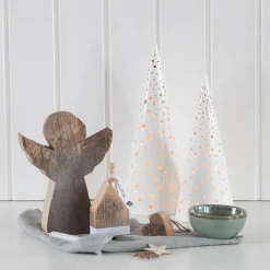 Engel aus massivem Altholz - Holz - Stammholz