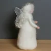 Engel aus Schafwolle - Goldreif im Haar