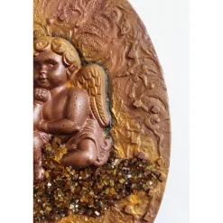 Engel DER NACHDENKLICHE Collage auf Keilrahmen Geschenk Muttertag Valentinstag Geburtstag Putte Schutzengel