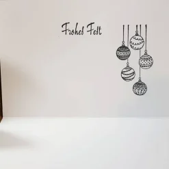 Engelpost Rosa Engel bringen Weihnachts-Grüße Weihnachtskarte Handmade