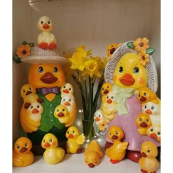 Entenfamilie XXL aus Keramik