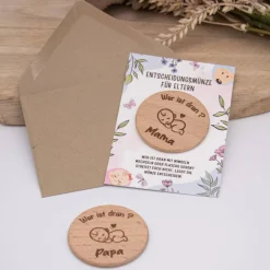 Entscheidungsmünze für Eltern - Motiv wählbar – zwei Größen - fertig zum Verschenken