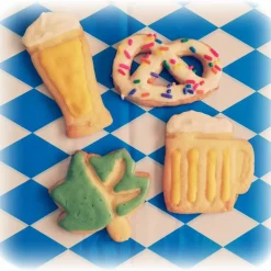 4er Ausstecher Set Oktoberfest - Keksausstecher - Cracker - Plätzchenausstecher - Ausstechformen - Männer Geschenk