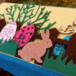 10er Eierkarton blau bunt Ostergeschenk verpacken