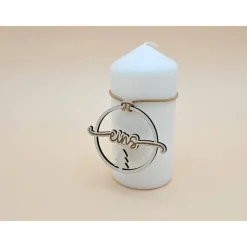 4er Set Adventskranz Zahlen Holz Adventszahlen Zahlenanhänger Adventskranzanhänger Weihnachtsdeko skandinavisch