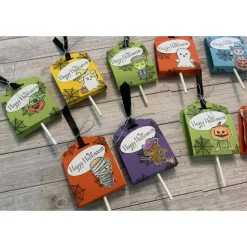 10er Set Goodies / Gastgeschenke zu Halloween oder für einen Geburtstag inkl. Lutscher / Lolli, Mitbringsel, Handarbeit