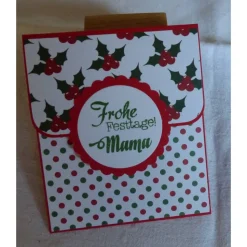 4er Set Gutscheinverpackung für Weihnachten