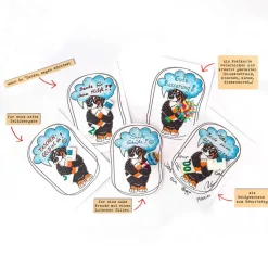 10er Set Karten zum beschriften und befüllen