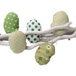 5er Set Ostereier aus Stoff zum aufhängen