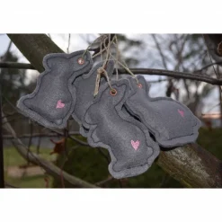 4er Set Ostern  Deko Hasen Anhänger Osterhasen Osterdeko