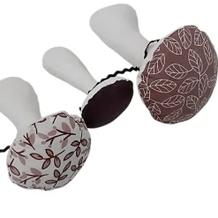 3-er Set Stoffpilze, herbstliche Deko-Pilze