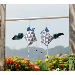 2-er Set "Verrückte Hühner", Osterhühner zum Aufhängen