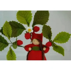Erdbeere - Blumenkind - Jahreszeitentisch - Waldorf Art - Art.Nr.SO24