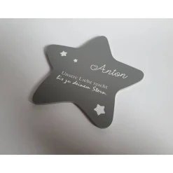 Erinnerung an ein Sternenkind | Stern wetterfest / Grabdeko