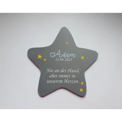 Erinnerung an ein Sternenkind | Stern wetterfest / Grabdeko