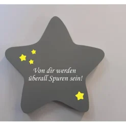 Erinnerung an ein Sternenkind | Stern wetterfest / Grabdeko