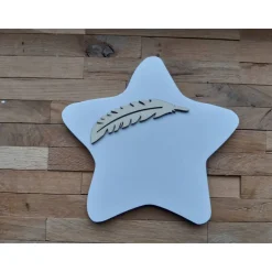 Erinnerung an ein Sternenkind, Geschenk für Sterneneltern, individuelle gestaltetes Trauergeschenk, weißer Stern Stern