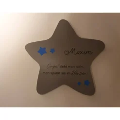 Erinnerung an ein Sternenkind | Stern wetterfest / Grabdeko