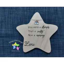 Erinnerung an Sternenkind, Verstorbene, Geschenk für Angehörige, individuelle gestaltetes Trauergeschenk