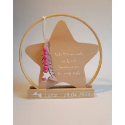 Erinnerung für Zwillinge | Deko für Sternenkinder | Zwilling im Himmel | Erinnerung an verstorbenen Zwilling