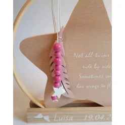 Erinnerung für Zwillinge | Deko für Sternenkinder | Zwilling im Himmel | Erinnerung an verstorbenen Zwilling