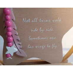 Erinnerung für Zwillinge | Deko für Sternenkinder | Zwilling im Himmel | Erinnerung an verstorbenen Zwilling