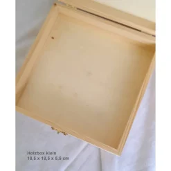 Erinnerungsbox aus Holz Taufe Motiv Segelboot