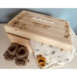 Erinnerungskiste Baby Erinnerungsbox, Geschenk Geburt, Erinnerungsbox Baby, Personalisiertes Geschenk Baby, FSC zertifi