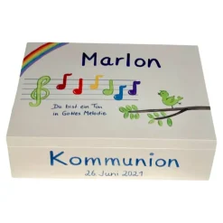 Erinnerungskiste Erinnerungsbox „ Du bist ein Ton in Gottes Melodie“