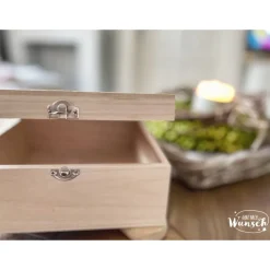 Erinnerungskiste zur Hochzeit | Personalisierte Erinnerungsbox | Holzkiste mit Gravur | Geschenk zur Hochzeit