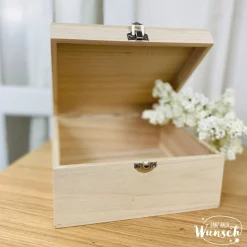 Erinnerungskiste zur Hochzeit | Personalisierte Erinnerungsbox | Holzkiste mit Gravur | Geschenk zur Hochzeit | Erinneru